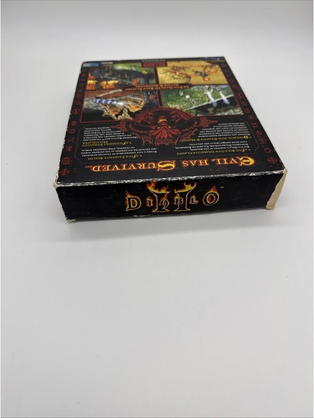 Diablo II 2 (PC, 2000) Original Big Box - Incomplete - Includes Manual & 1/3 CDs